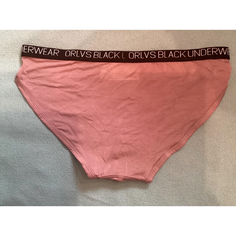 Flesh color sexy brief, with black waist band, super soft and stretchy - Picture 3 of 4